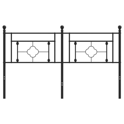 Cabeceira de cama 150 cm metal preto