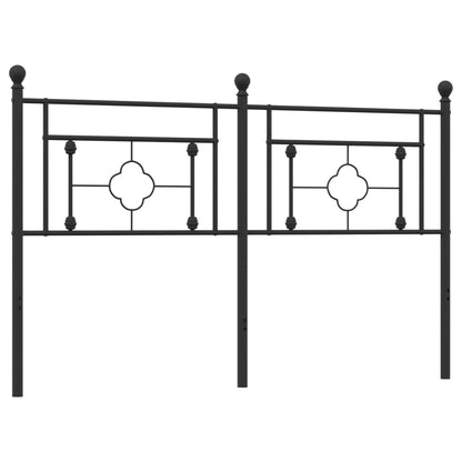 Cabeceira de cama 150 cm metal preto