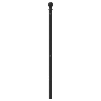 Cabeceira de cama 193 cm metal preto