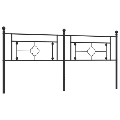 Cabeceira de cama 193 cm metal preto