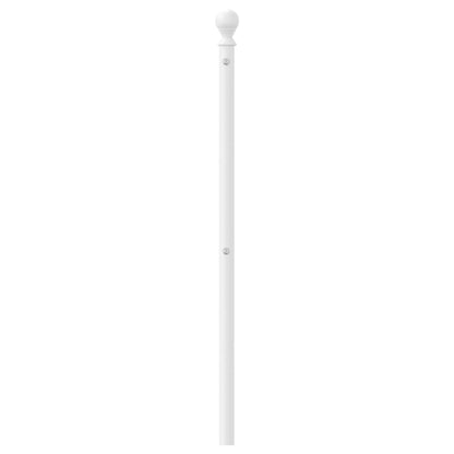 Cabeceira de cama 80 cm metal branco