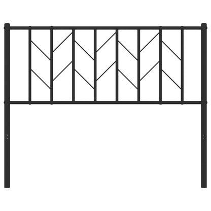 Cabeceira de cama 107 cm metal preto