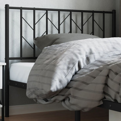 Cabeceira de cama 107 cm metal preto