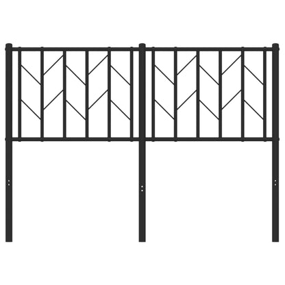 Cabeceira de cama 120 cm metal preto