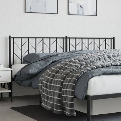 Cabeceira de cama 193 cm metal preto