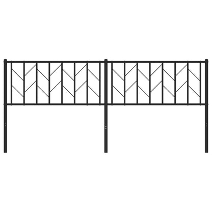 Cabeceira de cama 193 cm metal preto