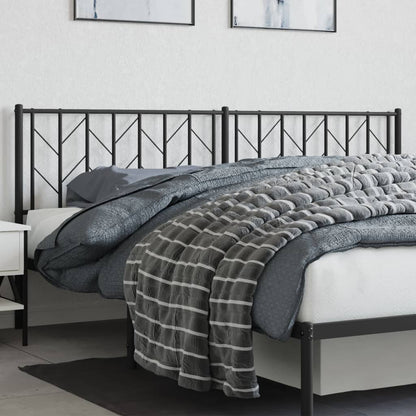 Cabeceira de cama 193 cm metal preto