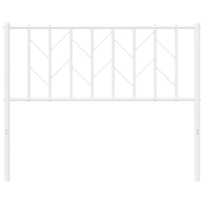 Cabeceira de cama 107 cm metal branco