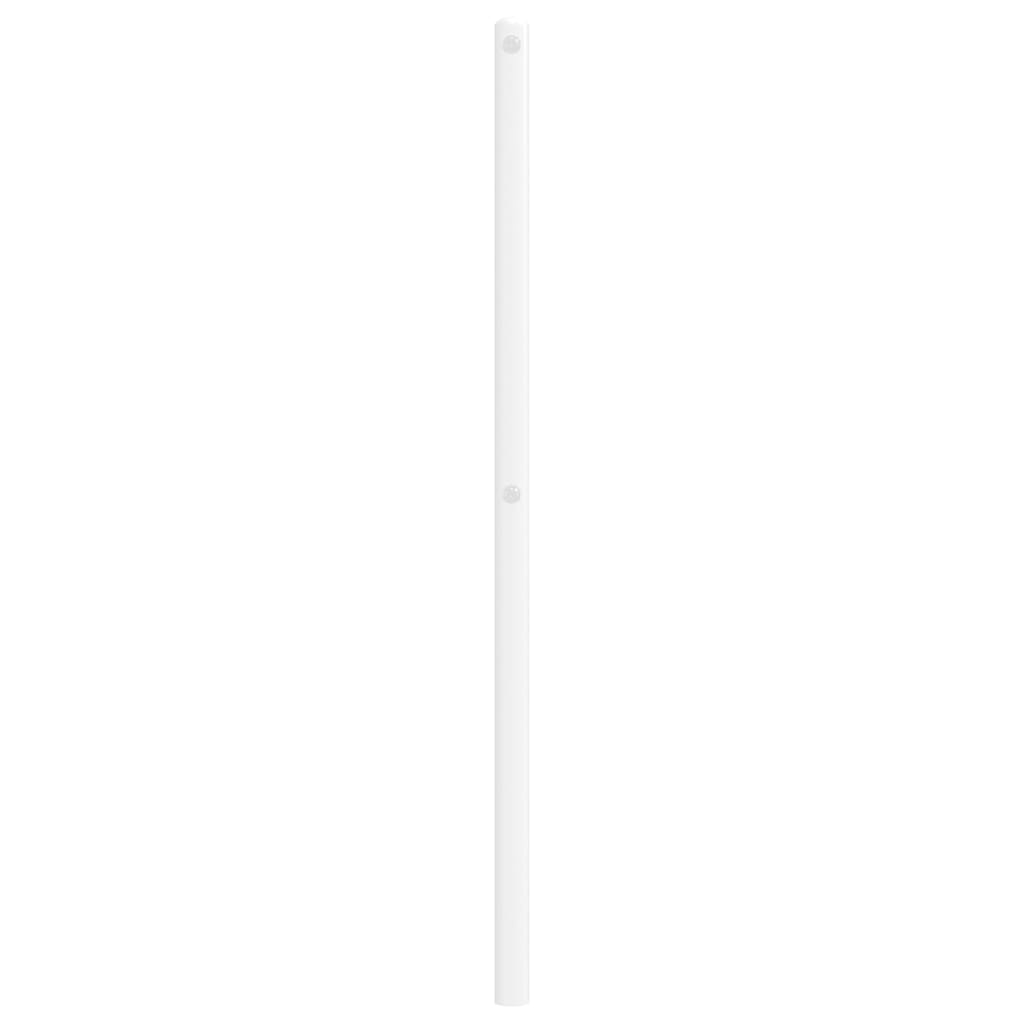 Cabeceira de cama 107 cm metal branco