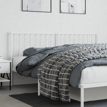 Cabeceira de cama 180 cm metal branco