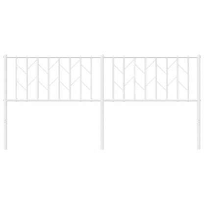 Cabeceira de cama 180 cm metal branco