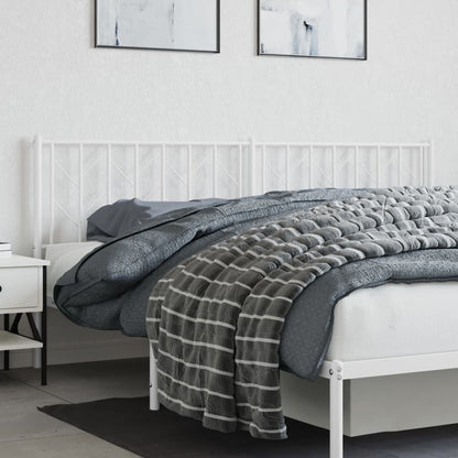 Cabeceira de cama 193 cm metal branco