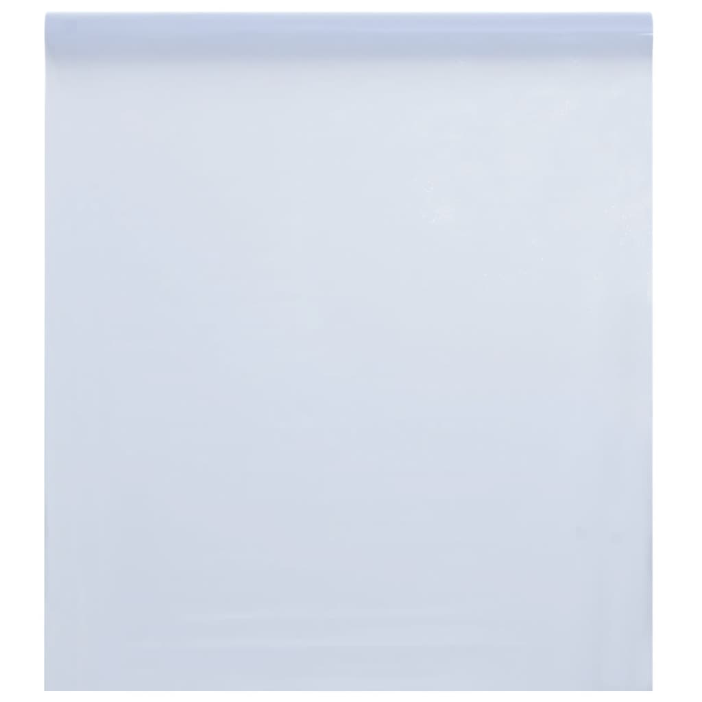 Películas janela estática 5 pcs PVC branco transparente fosco