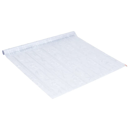 Películas para janela 4 pcs PVC fosco padrão de bambu