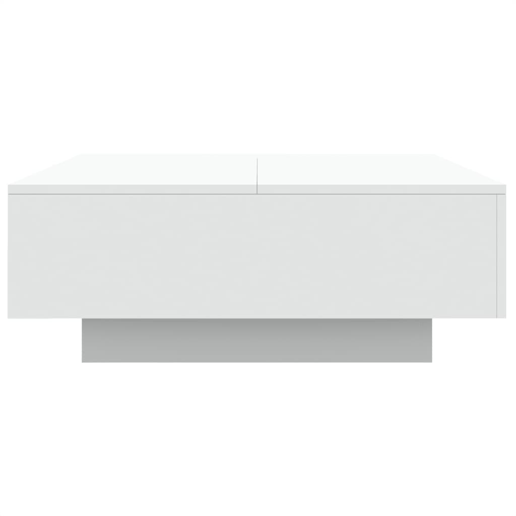 Mesa de centro 80x80x31 cm contraplacado branco