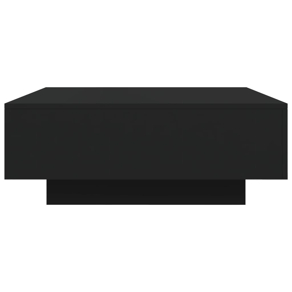 Mesa de centro 80x80x31 cm contraplacado preto