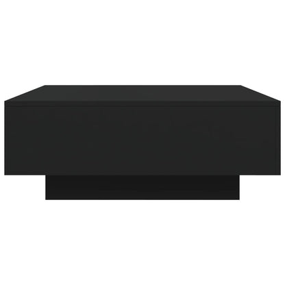 Mesa de centro 80x80x31 cm contraplacado preto