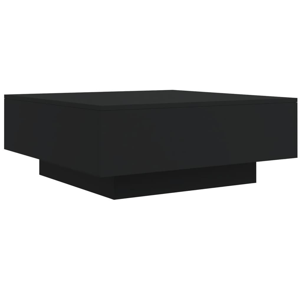 Mesa de centro 80x80x31 cm contraplacado preto