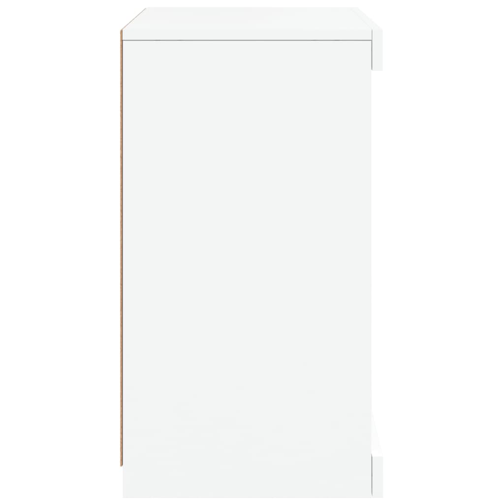 Aparador com luzes LED 41x37x67 cm branco