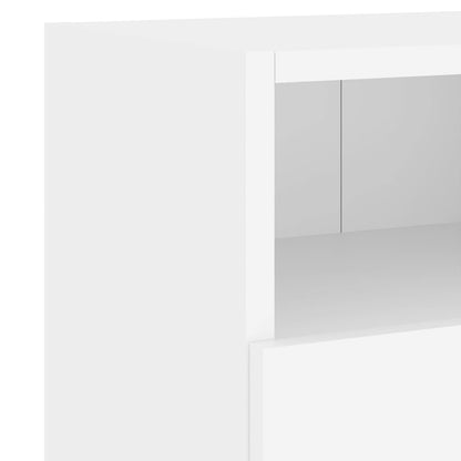 Móveis de parede p/ TV 2pcs 60x30x30cm derivados madeira branco