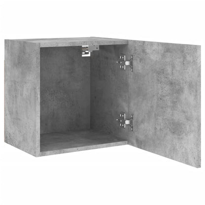 Móveis de parede p/ TV 2pcs 40,5x30x40cm madeira cinza cimento