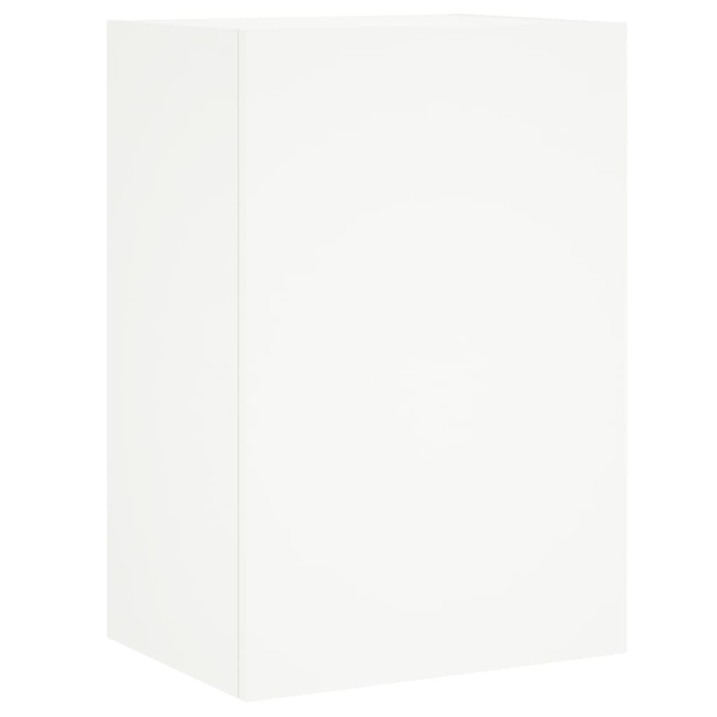 Móveis parede p/ TV 2pcs 40,5x30x60 cm derivados madeira branco