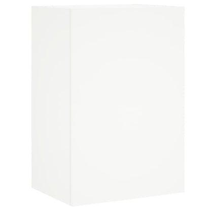 Móveis parede p/ TV 2pcs 40,5x30x60 cm derivados madeira branco