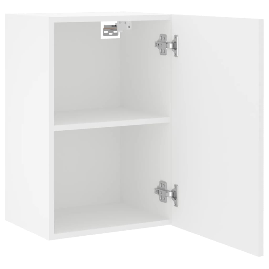 Móveis parede p/ TV 2pcs 40,5x30x60 cm derivados madeira branco