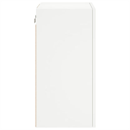 Móveis parede p/ TV 2pcs 40,5x30x60 cm derivados madeira branco