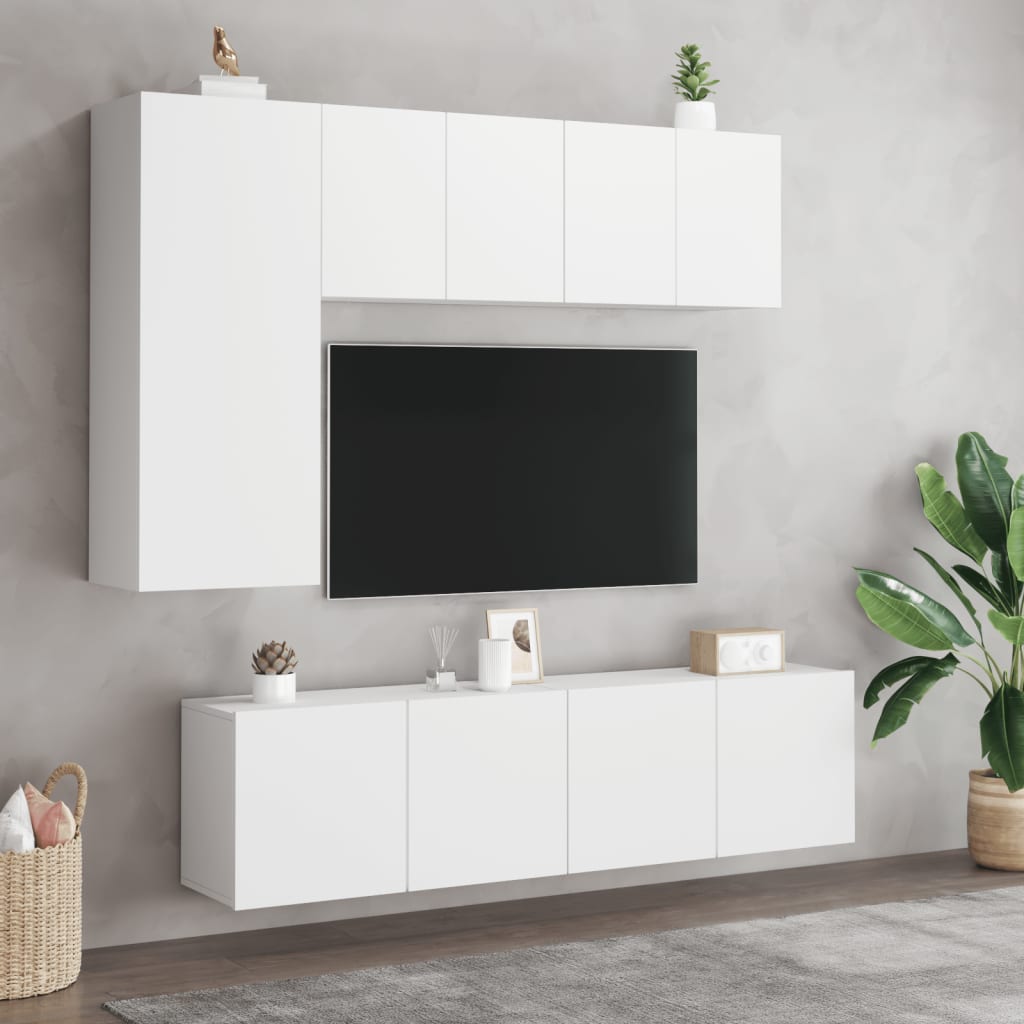 Móvel de parede para TV 60x30x41 cm branco