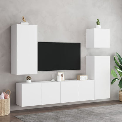 Móvel de parede para TV 80x30x41 cm branco