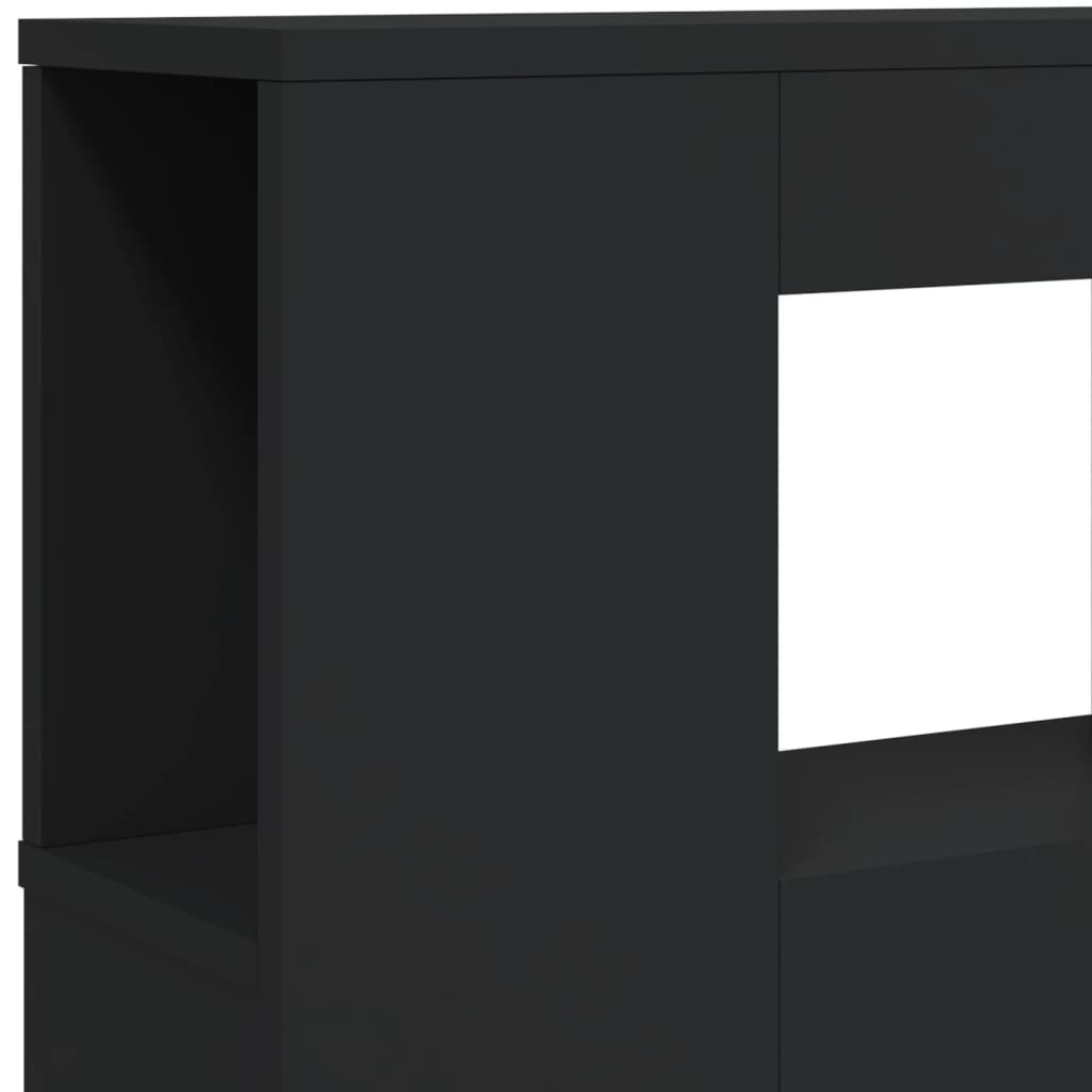 Cabeceira de Cama Giancarlo com Luzes LED - 120cm - Preto - Design Moderno