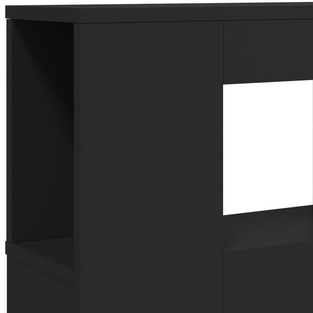 Cabeceira de Cama Giancarlo com Luzes LED - 180cm - Preto - Design Moderno