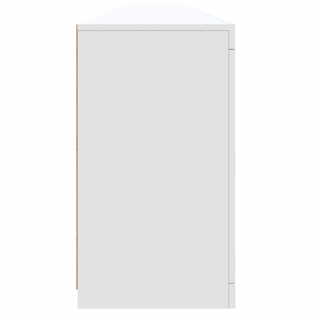 Aparador com luzes LED 283x37x67 cm branco