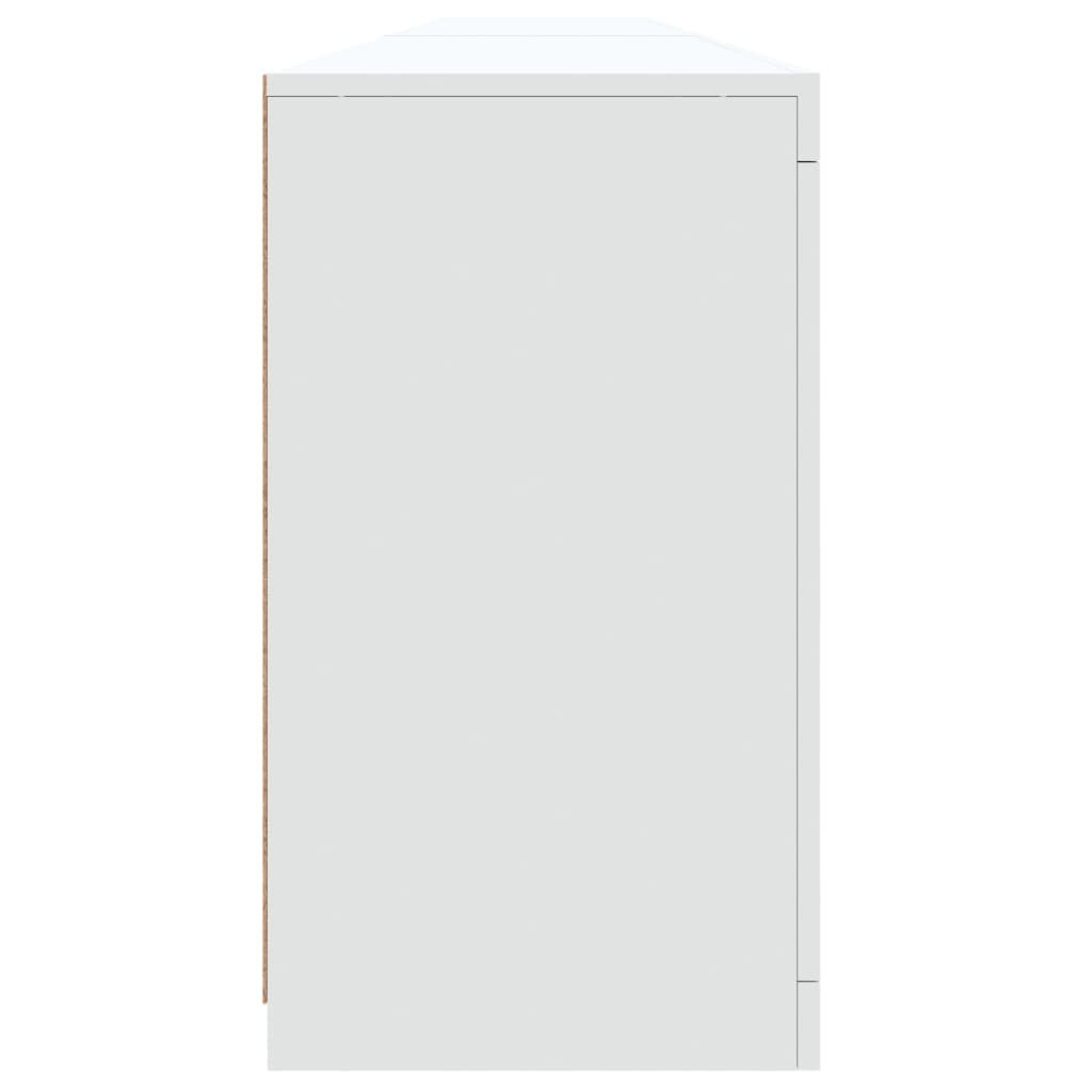 Aparador com luzes LED 283x37x67 cm branco