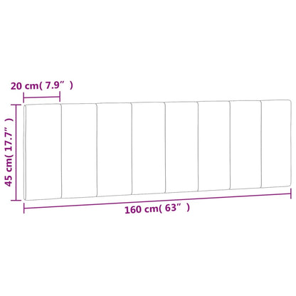 Almofadão de cabeceira 160 cm veludo rosa