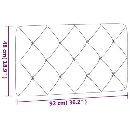 Almofadão de cabeceira 90 cm veludo verde-escuro