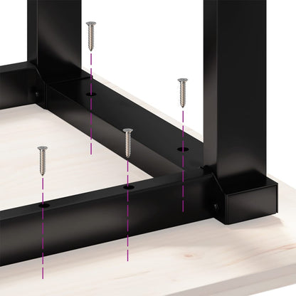 Pernas para mesa de jantar estrutura em O ferro fundido