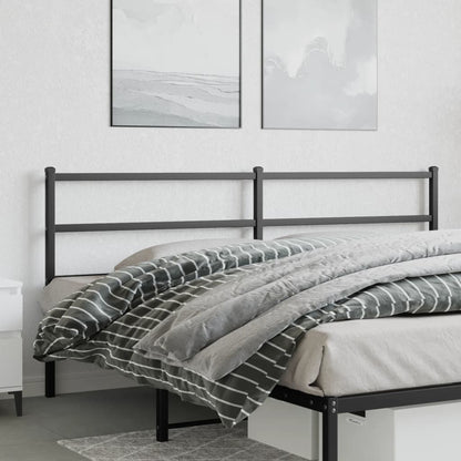 Cabeceira de cama 180 cm metal preto