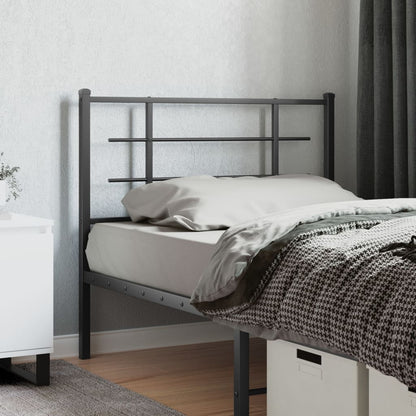 Cabeceira de cama 107 cm metal preto