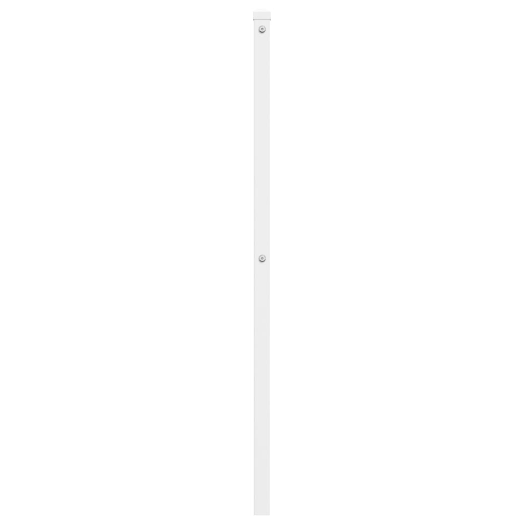 Cabeceira de cama 75 cm metal branco