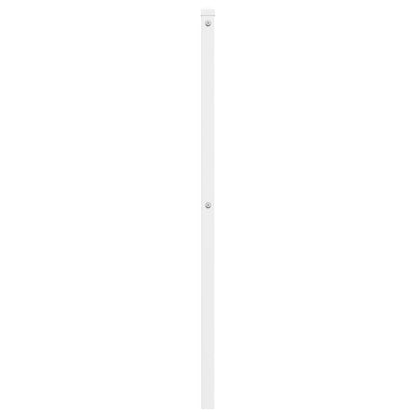 Cabeceira de cama 75 cm metal branco