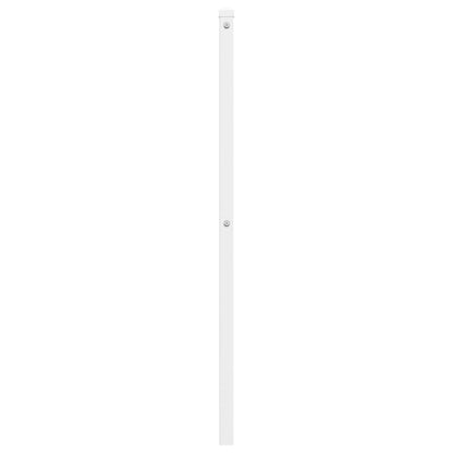 Cabeceira de cama 135 cm metal branco