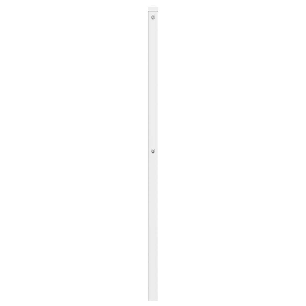 Cabeceira de cama 140 cm metal branco