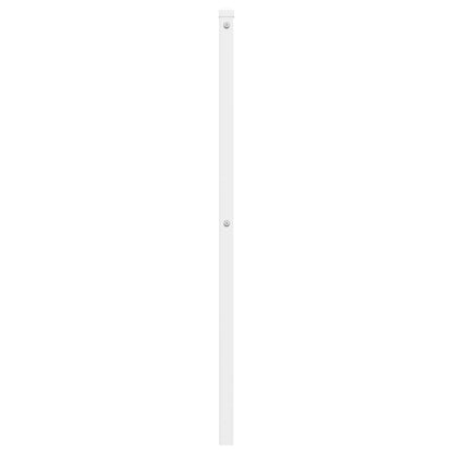 Cabeceira de cama 140 cm metal branco