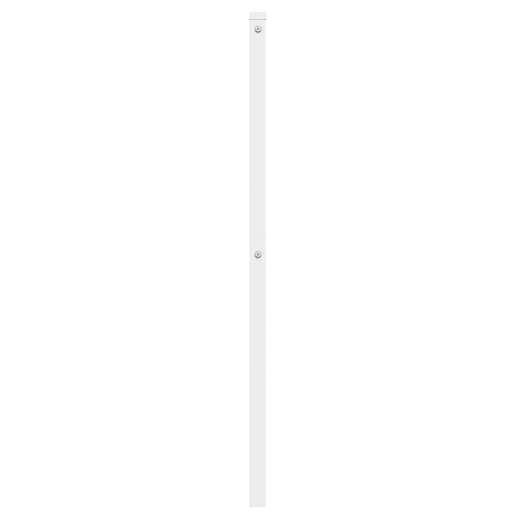 Cabeceira de cama 180 cm metal branco