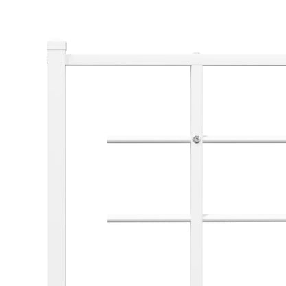 Cabeceira de cama 193 cm metal branco