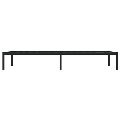 Estrutura de cama metal 90x190 cm preto