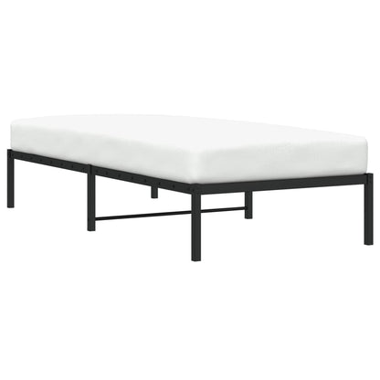 Estrutura de cama 90x200 cm metal preto