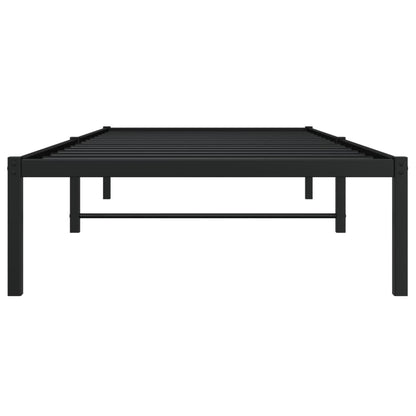 Estrutura de cama 90x200 cm metal preto